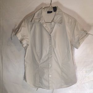 Bailey’s Point white Short Sleeve button down